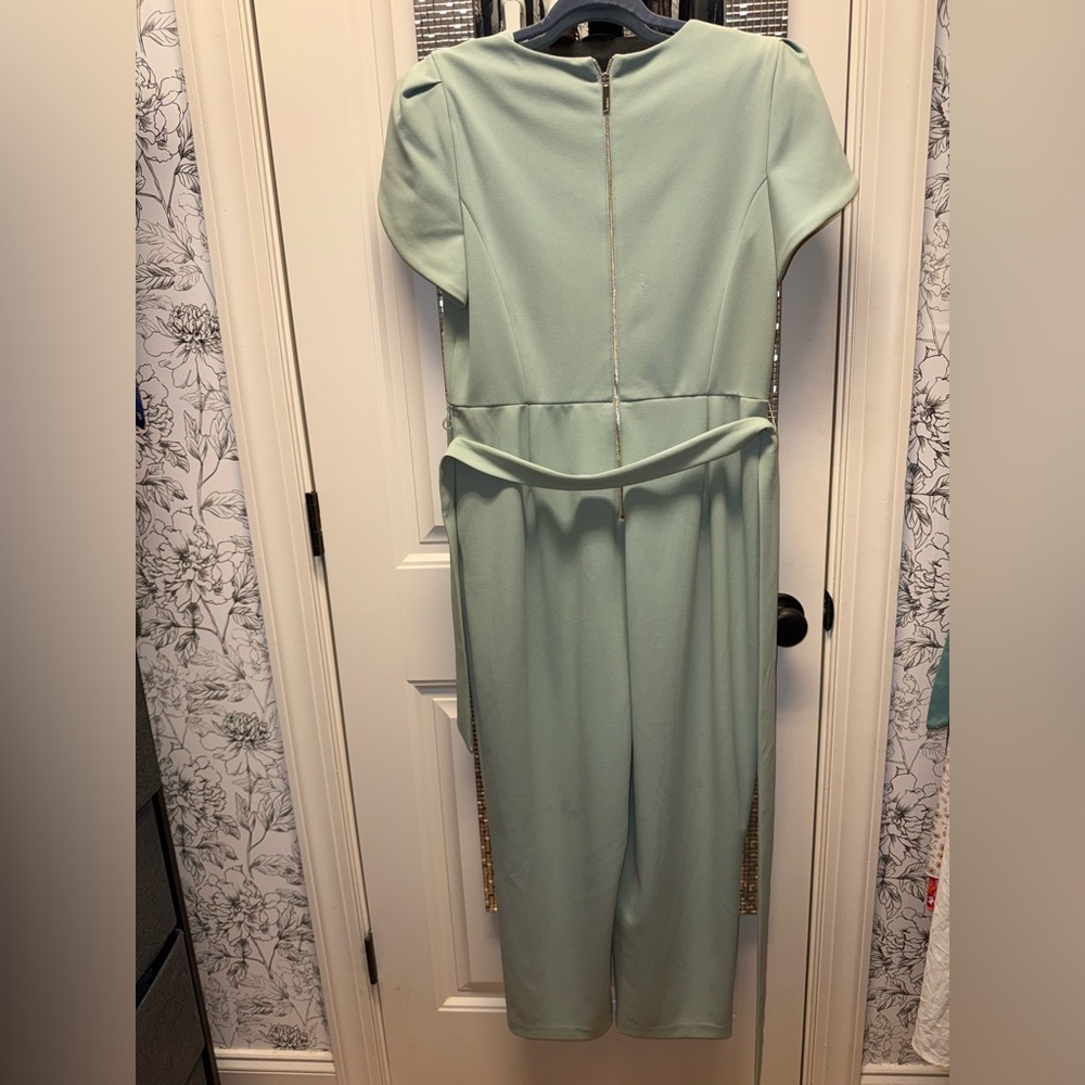 Calvin Klein Sage Green Jumpsuit - Picture 9 of 13